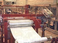 Impregneranl&auml;ggning ES-800, 800 m laminat / timmer med harts, h&auml;rdare och exakt definierad glashalt.