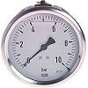Manometer centrisk anslutning - fylld med glycerin