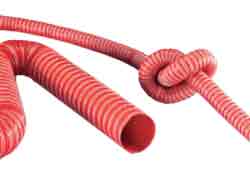 Sug- och bl�sslang - till +260�C - silikon - dubbellager