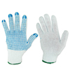 Arbetshandskar "KORLA" - grovstickad blandv&auml;v - med PVC-noppor