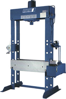Verkstadspress HWPEP - 30 till 100 ton - med elektrisk pump
