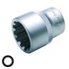 Hylsa "Gear Lock" - kromvanadinst&aring;l - 1/2"- BGS