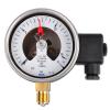 Kontaktmanometer st&aring;ende - rostfritt st&aring;l, m&auml;ssing - &Oslash; 100 / &Oslash; 160 mm