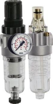 Luftberedningsenhet 2 delar - mini - G 1/8\' till G 1/4\' - 350 l/min