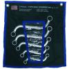 Ringnyckelsats S-form - 5 delar - 10 x 11 till 18 x 19 mm