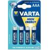 Mignon Battery VARTA-HIGH ENERGY AAA - 1,5 V